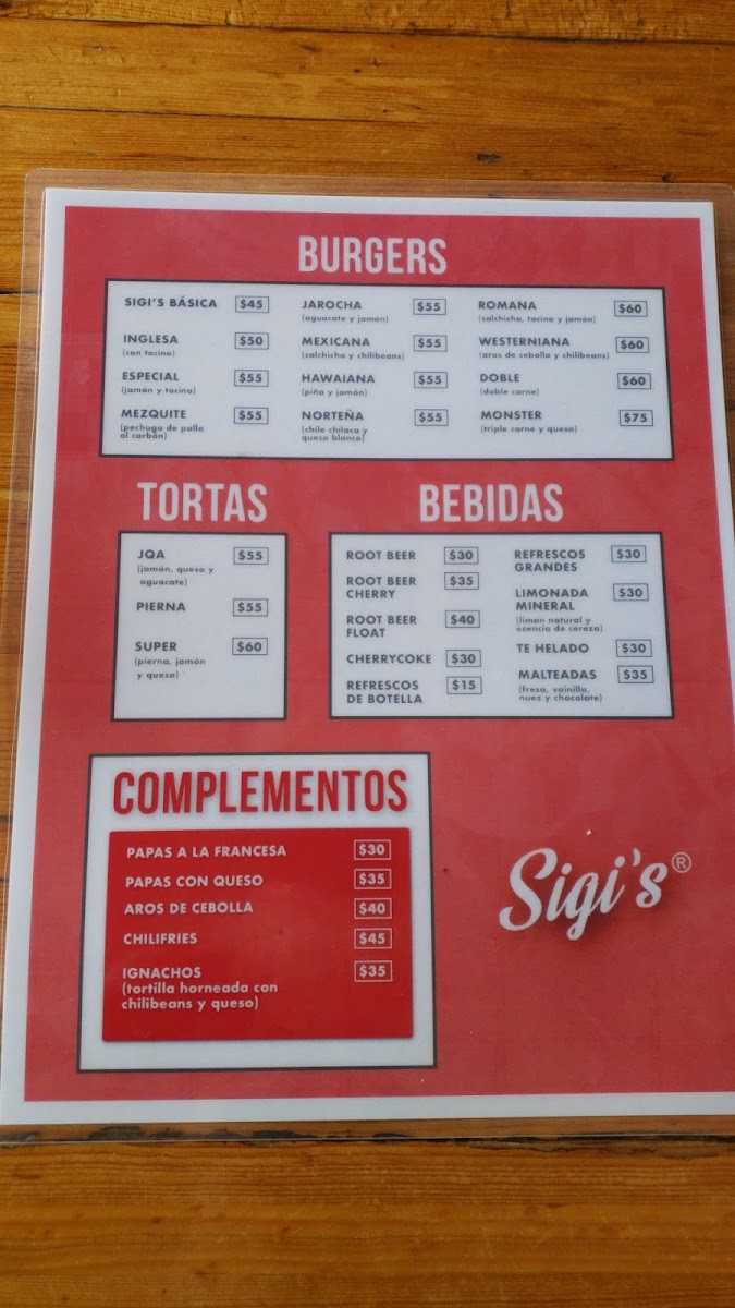 Menu Sigi's Burger-9